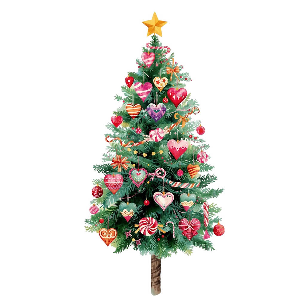 Lilico’s family のNoridic X'masクリップアート18点|背景透過PNG・商用OK・SNS&ブログに最適!