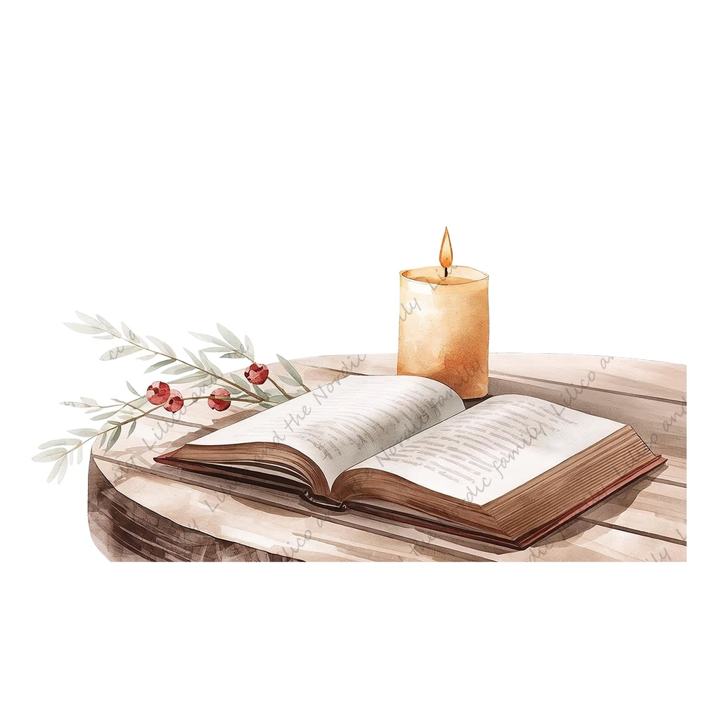 Lilico’s family のNoridic X'masクリップアート18点|背景透過PNG・商用OK・SNS&ブログに最適!