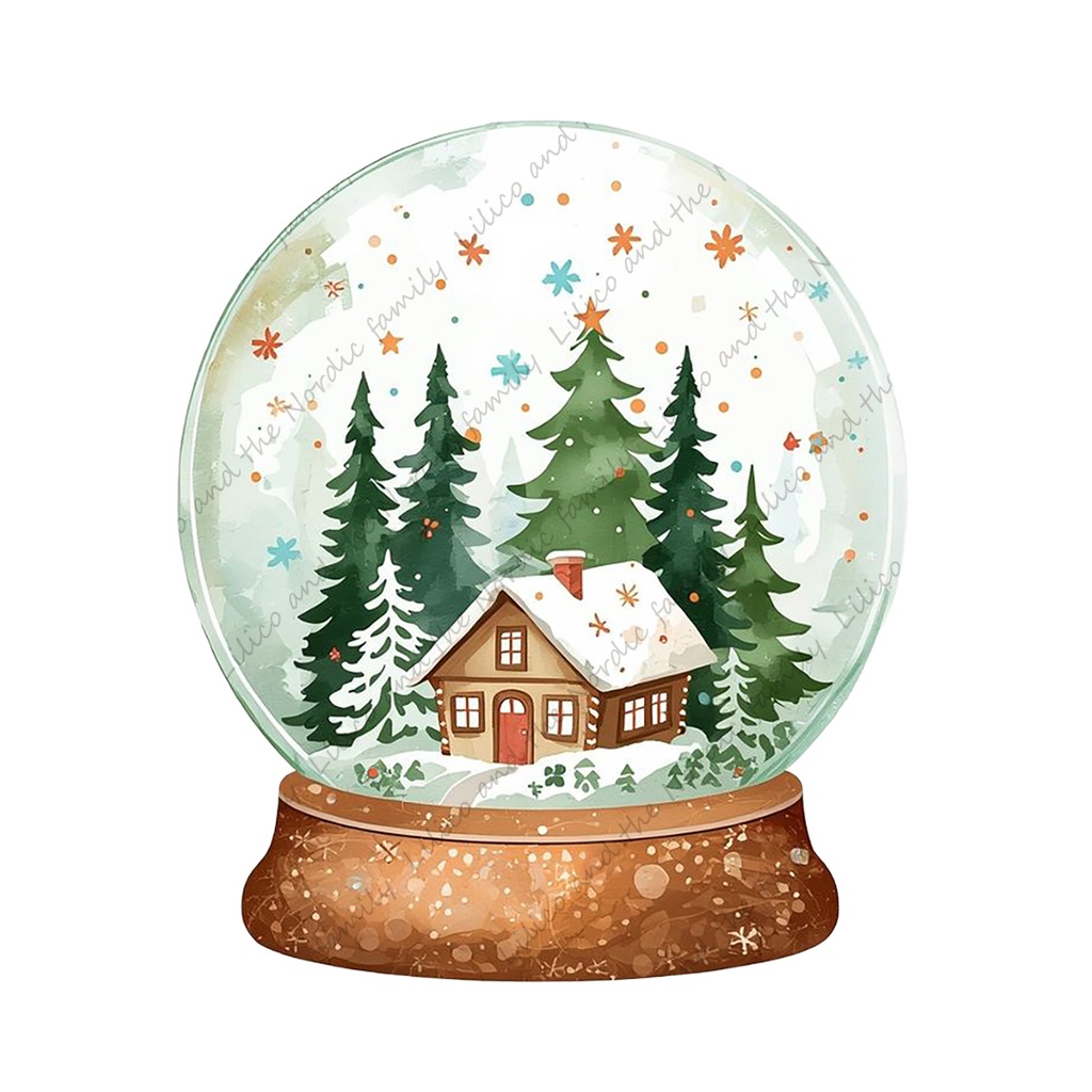 Lilico’s family のNoridic X'masクリップアート18点|背景透過PNG・商用OK・SNS&ブログに最適!