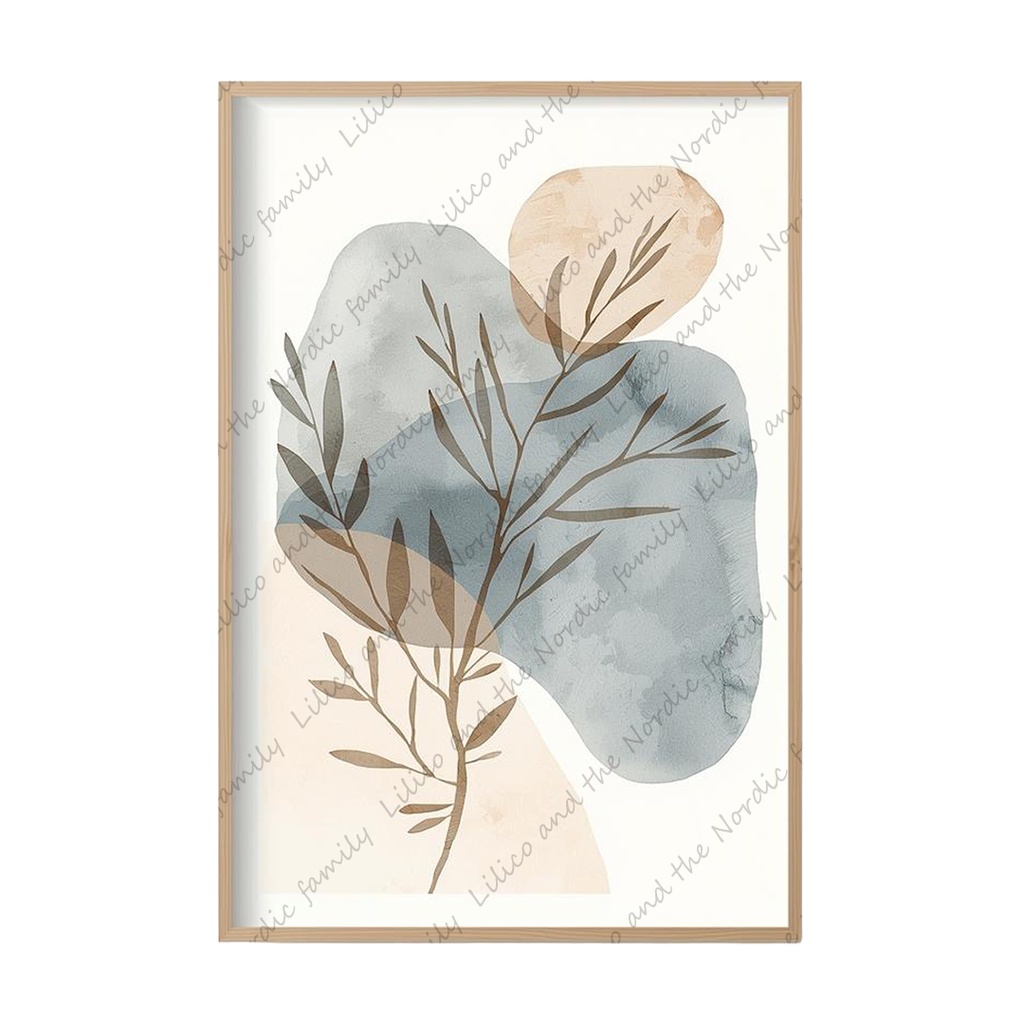 Lilico's familyの北欧インテリア-Bed room クリップアート10点|背景透過PNG・商用OK・SNS&ブログに最適!