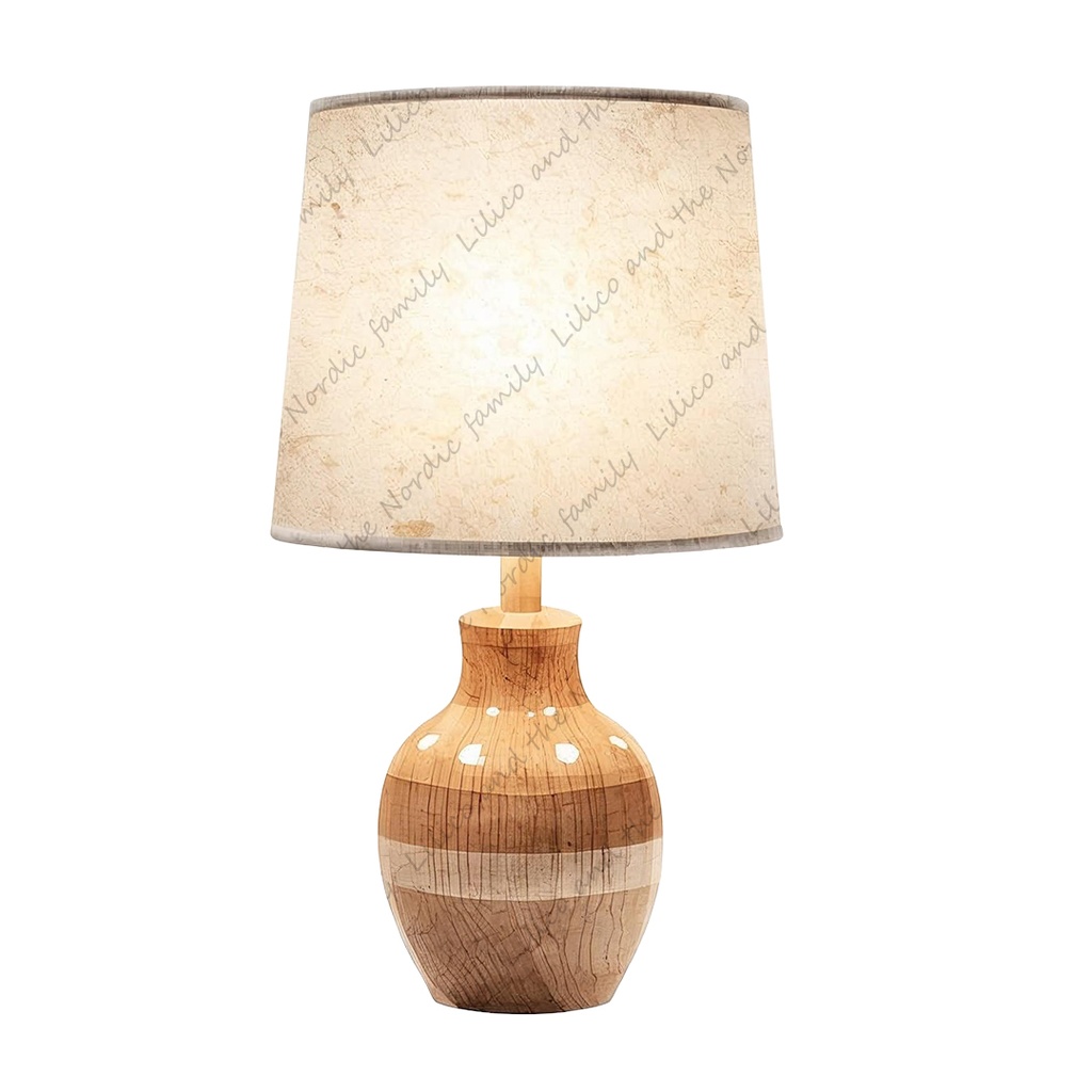 Lilico's familyの北欧インテリア-Bed room クリップアート10点|背景透過PNG・商用OK・SNS&ブログに最適!