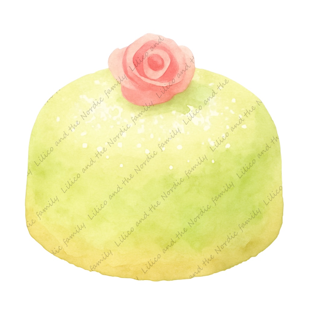 ♡Patisserie Lilico♡ Lovely cake collection クリップアート10点|背景透過PNG・商用OK・SNS&ブログに最適!