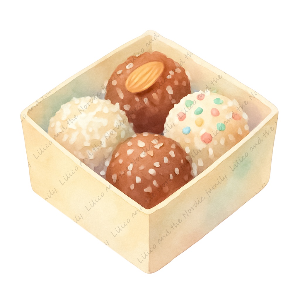 ♡Patisserie Lilico♡ Cozy Baked Sweets collection クリップアート10点|背景透過PNG・商用OK・SNS&ブログに最適!