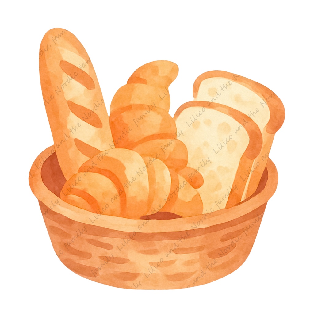 ♡Patisserie Lilico♡ Fresh bakery collectionクリップアート10点|背景透過PNG・商用OK・SNS&ブログに最適!