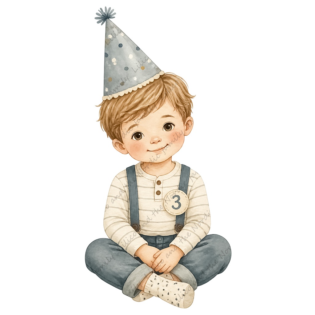 Lilico family|Sora's birthday party クリップアート10点|背景透過PNG・商用OK・SNS&ブログに最適!