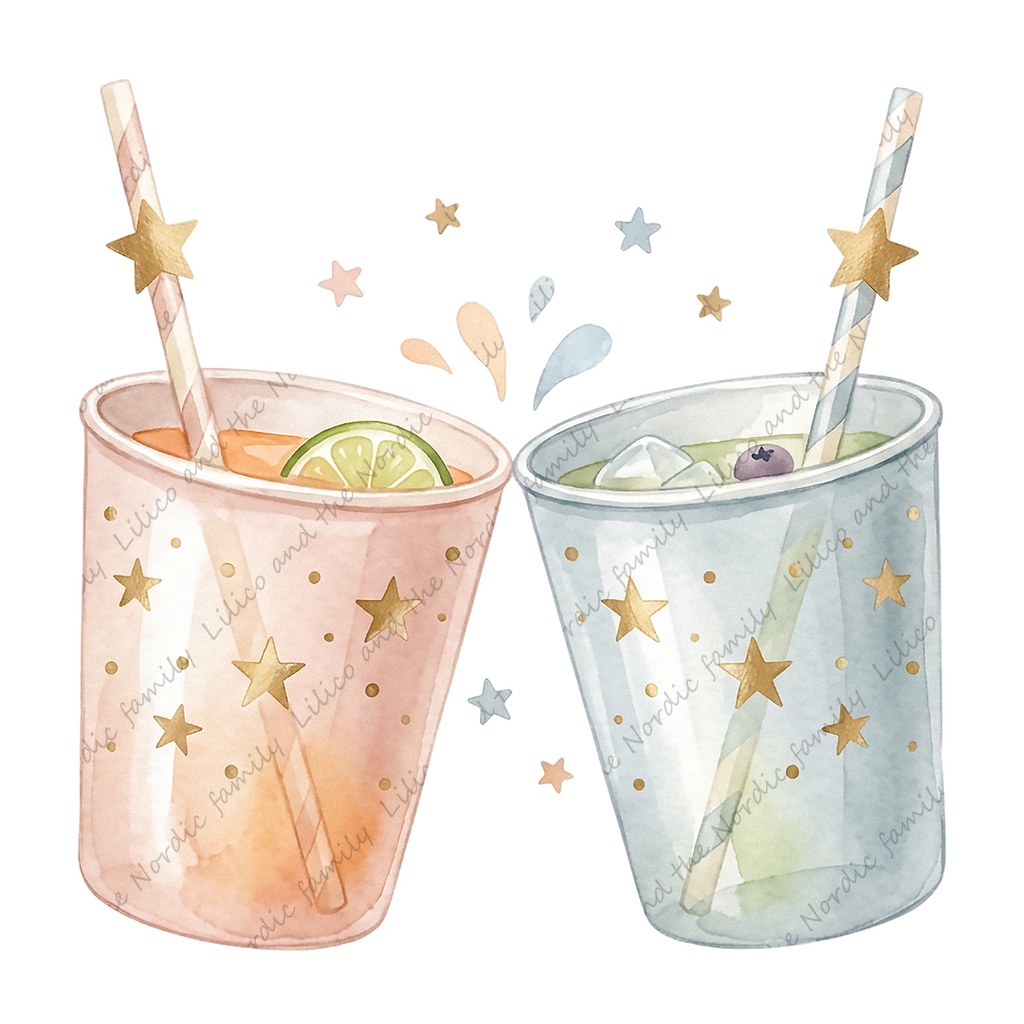 Lilico family|Myu's birthday party クリップアート10点|背景透過PNG・商用OK・SNS&ブログに最適!