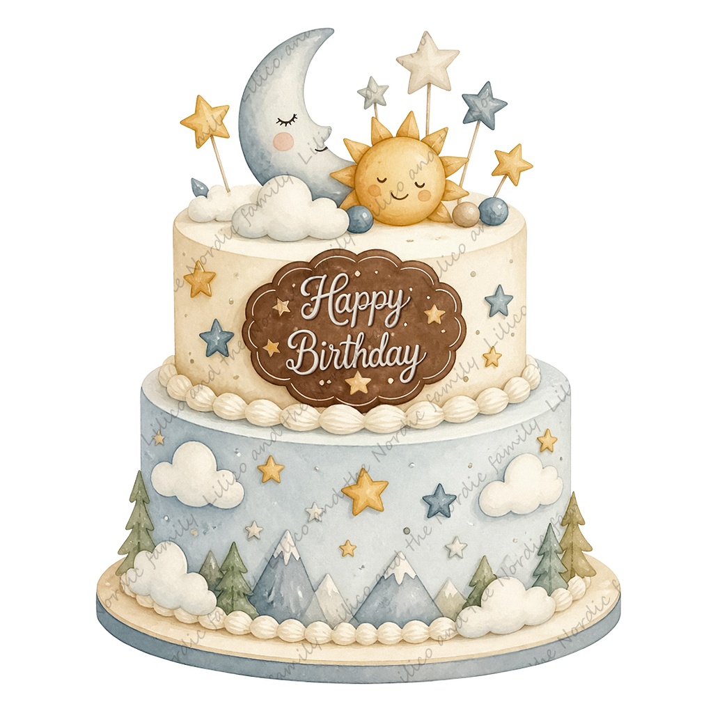 Lilico family|Myu's birthday party クリップアート10点|背景透過PNG・商用OK・SNS&ブログに最適!