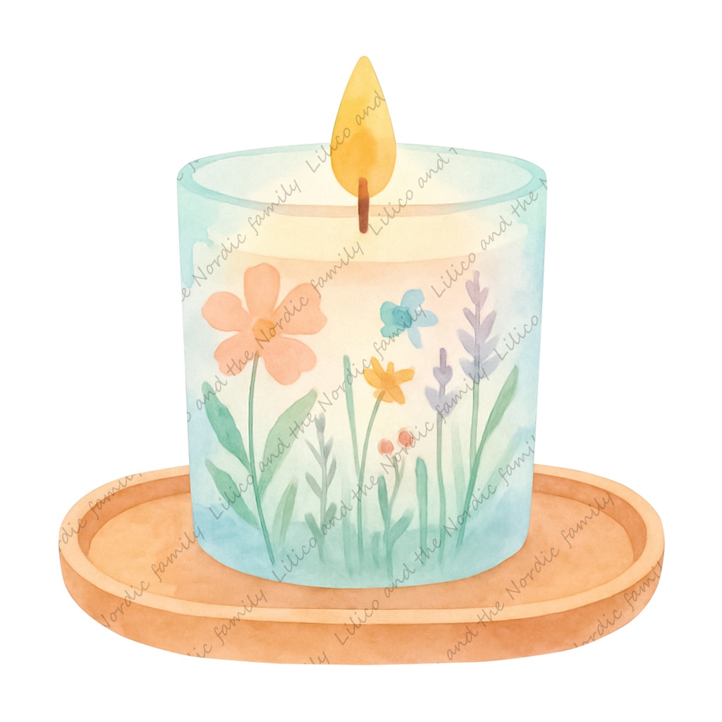 Lilico family home|Nordic Style-Cozy Home Goods クリップアート10点|背景透過PNG・商用OK・SNS&ブログに最適!