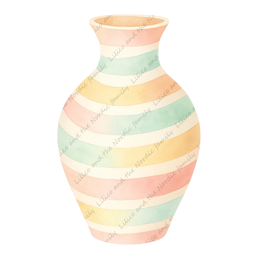 Lilico family home|Nordic Style-Cozy Home Goods クリップアート10点|背景透過PNG・商用OK・SNS&ブログに最適!