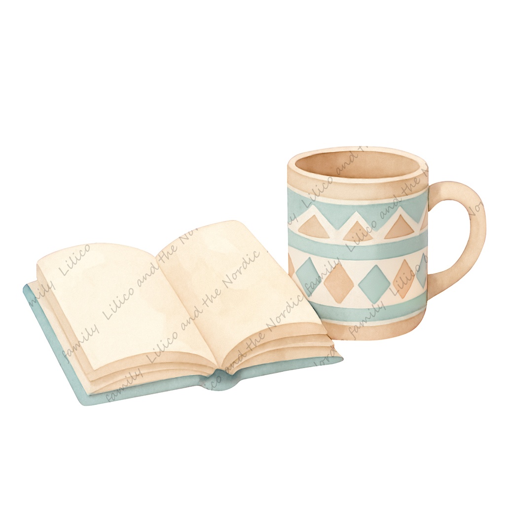 Lilico family home|Nordic Style-Cozy Home Goods クリップアート10点|背景透過PNG・商用OK・SNS&ブログに最適!