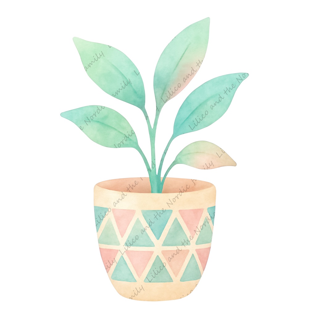 Lilico family home|Nordic Style-Cozy Home Goods クリップアート10点|背景透過PNG・商用OK・SNS&ブログに最適!