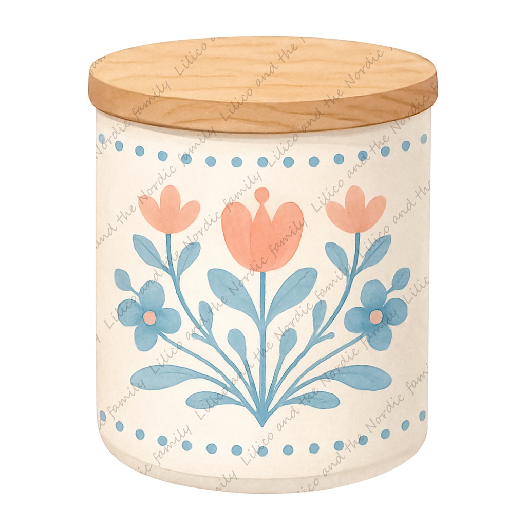 Lilico's family home|-Nordic Style-Cozy Tea Time Goods クリップアート10点|背景透過PNG・商用OK・SNS&ブログに最適!