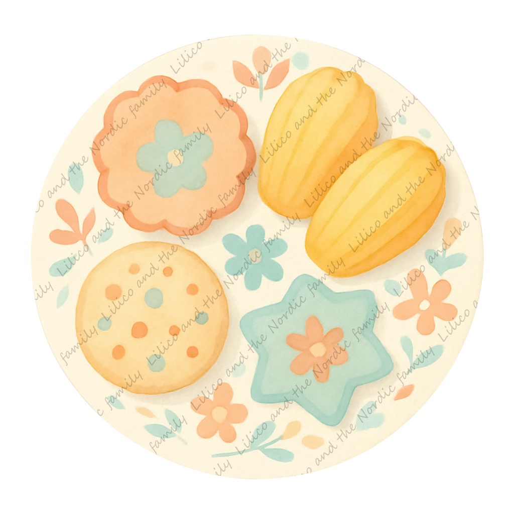Lilico's family home|-Nordic Style-Cozy Tea Time Goods クリップアート10点|背景透過PNG・商用OK・SNS&ブログに最適!