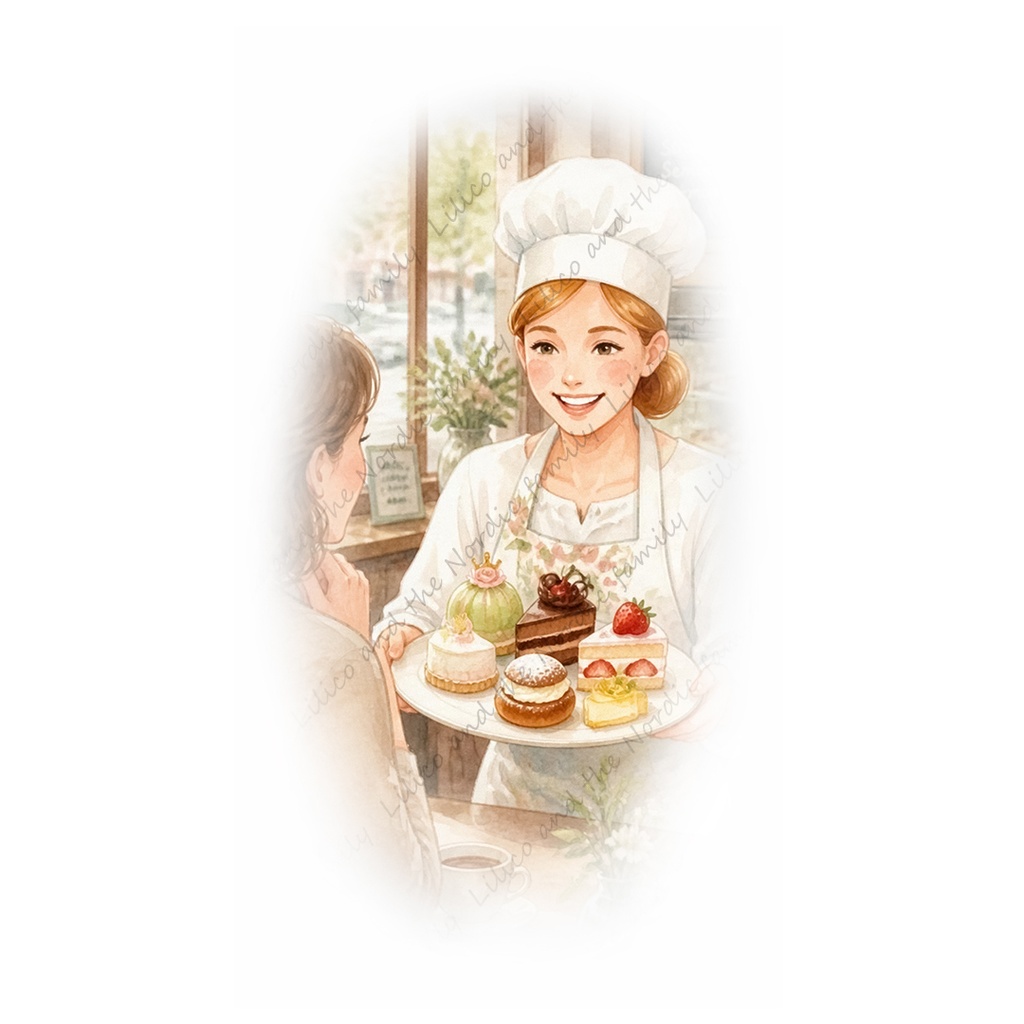 Patisserie Lilico|Café & Sweets collection クリップアート30+1点|背景透過PNG・商用OK・SNS&ブログに最適!