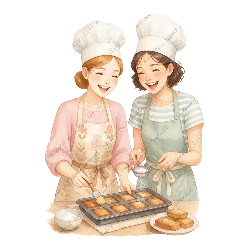 Patisserie Lilico|Café & Sweets collection クリップアート30+1点|背景透過PNG・商用OK・SNS&ブログに最適!