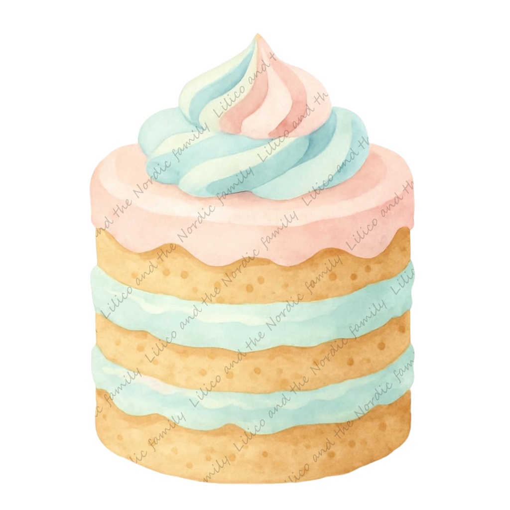 Patisserie Lilico|Café & Sweets collection クリップアート30+1点|背景透過PNG・商用OK・SNS&ブログに最適!
