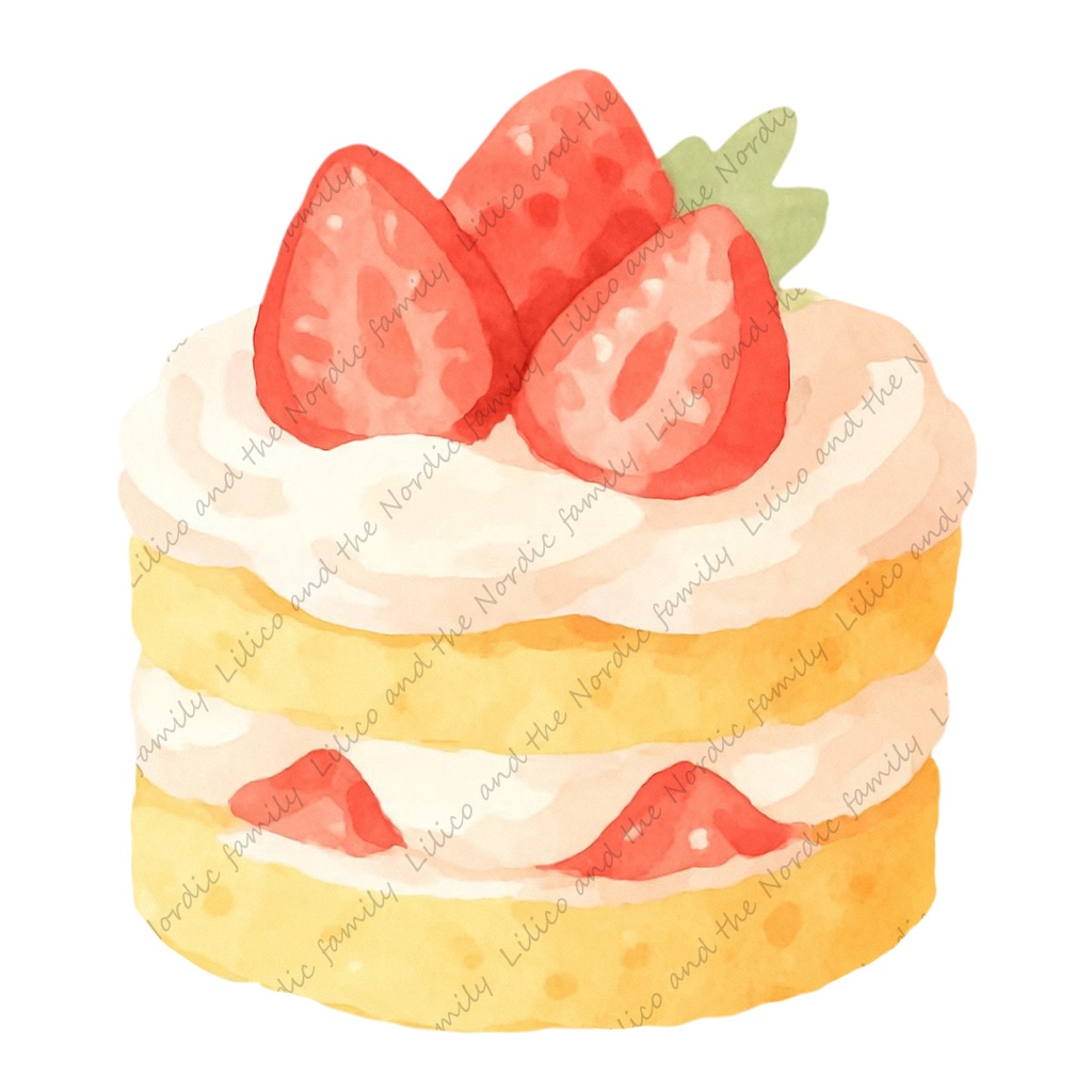 Patisserie Lilico|Café & Sweets collection クリップアート30+1点|背景透過PNG・商用OK・SNS&ブログに最適!