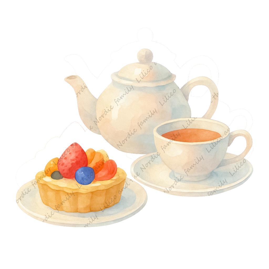 Patisserie Lilico|Café & Sweets collection クリップアート30+1点|背景透過PNG・商用OK・SNS&ブログに最適!