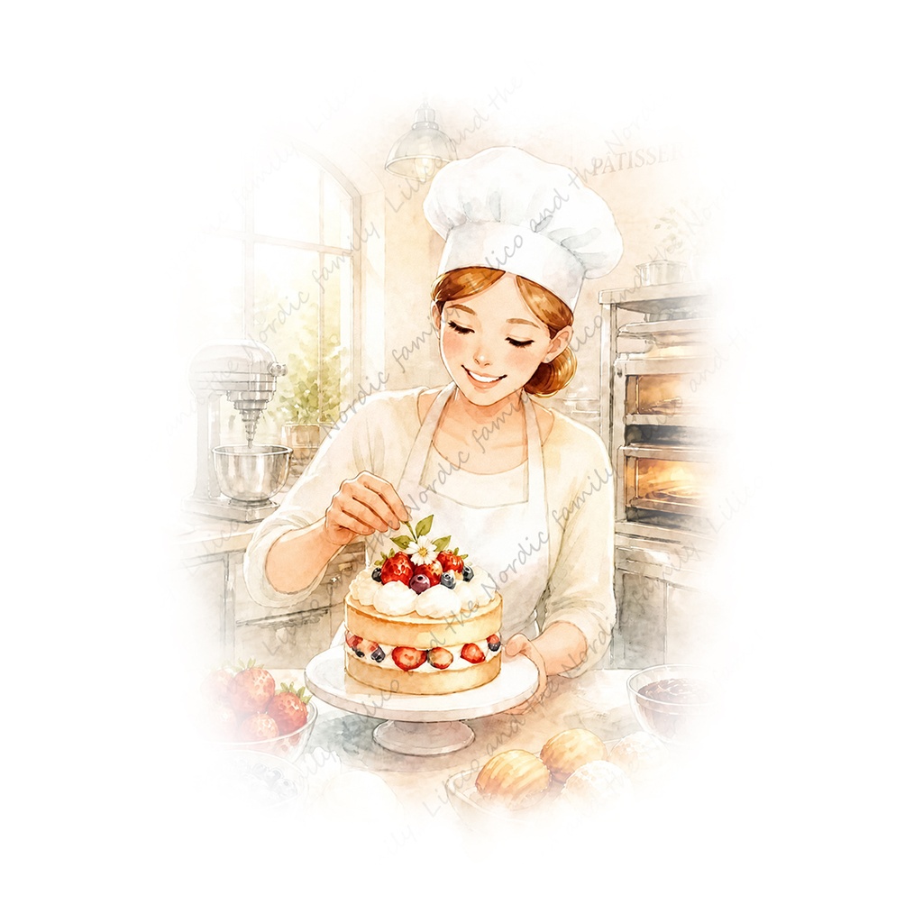 Patisserie Lilico|Café & Sweets collection クリップアート30+1点|背景透過PNG・商用OK・SNS&ブログに最適!