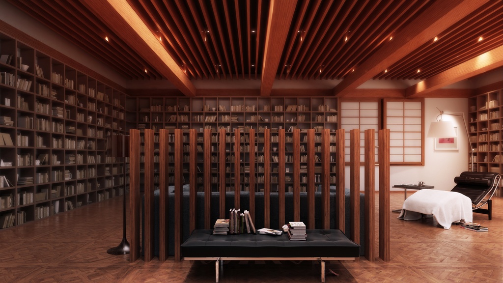 [3D背景]書斎