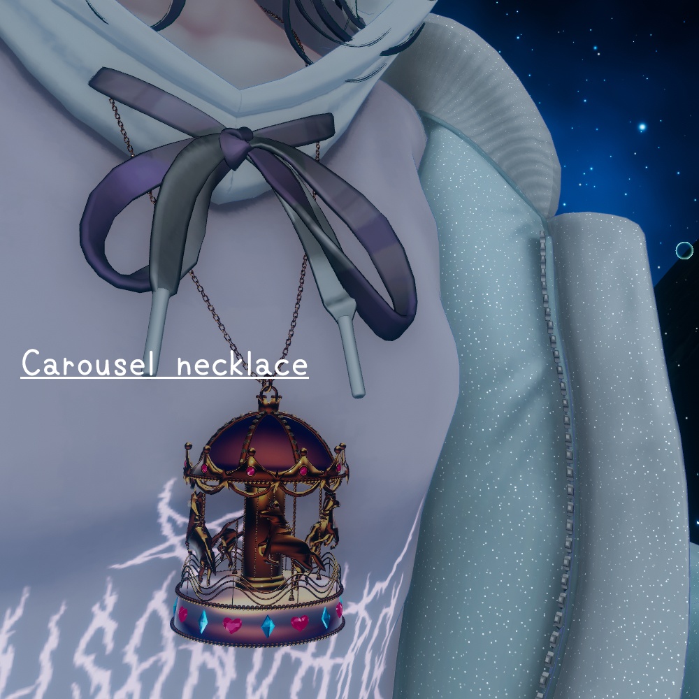 【shinra森羅】Carousel Necklace