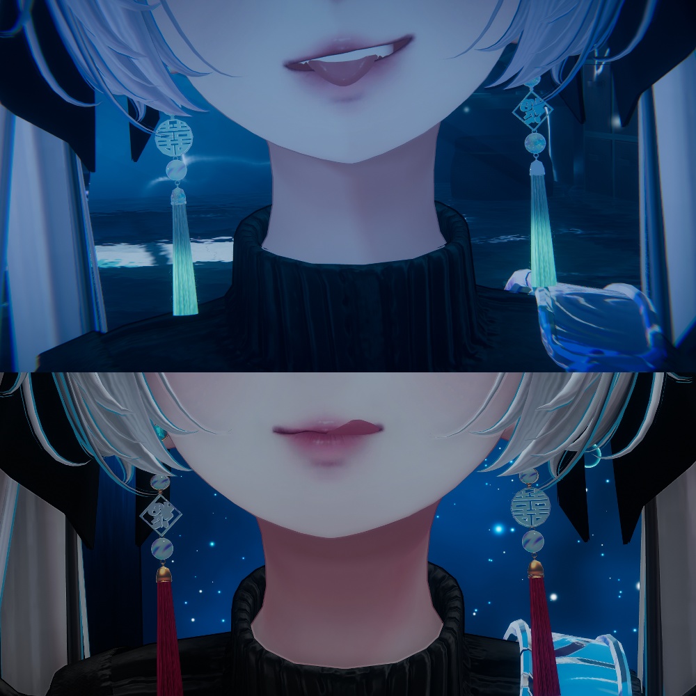 チャイナピアス&ネオンチャイナピアス