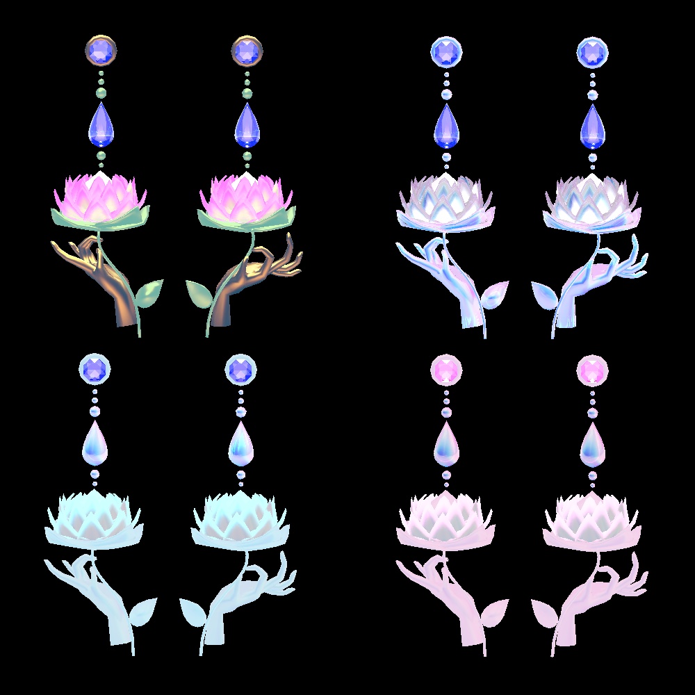 蓮ネオンピアス