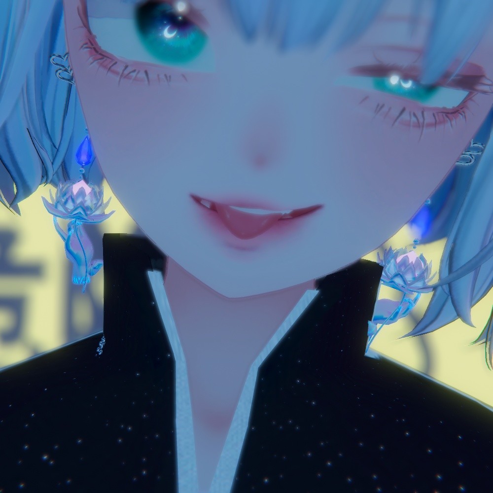 蓮ネオンピアス