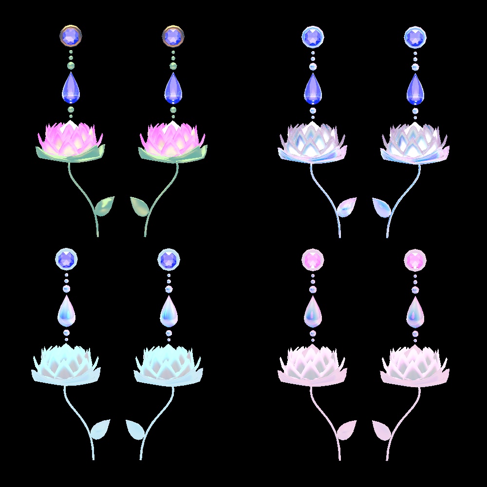 蓮ネオンピアス