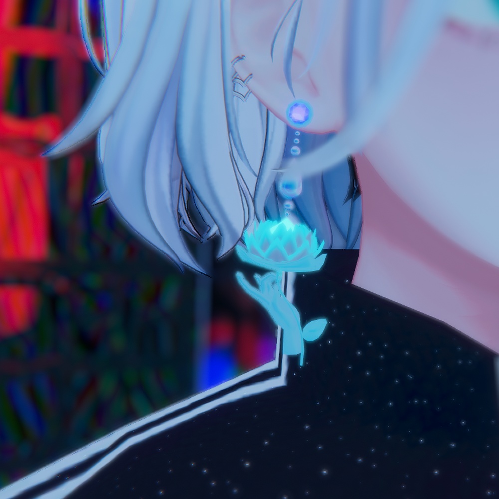 蓮ネオンピアス