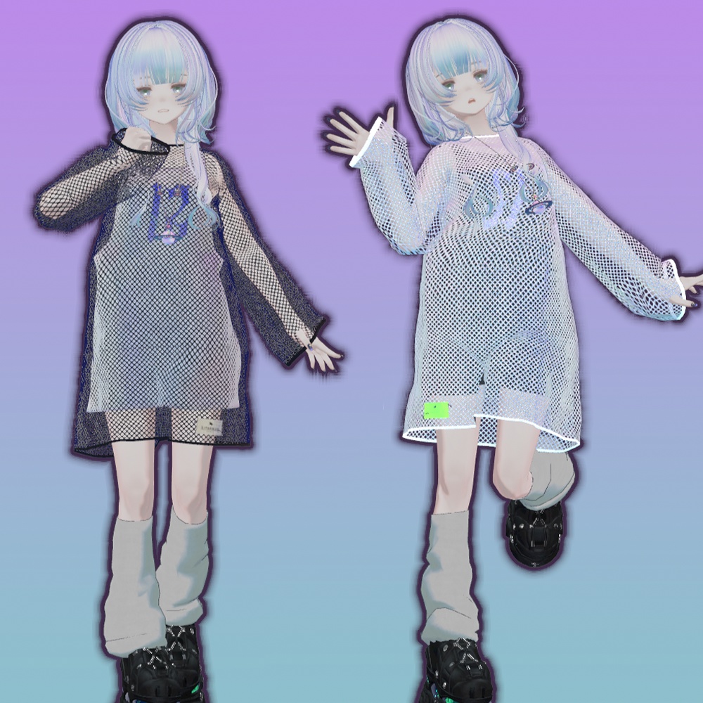 【マリシア対応】あみあみメッシュワンピース