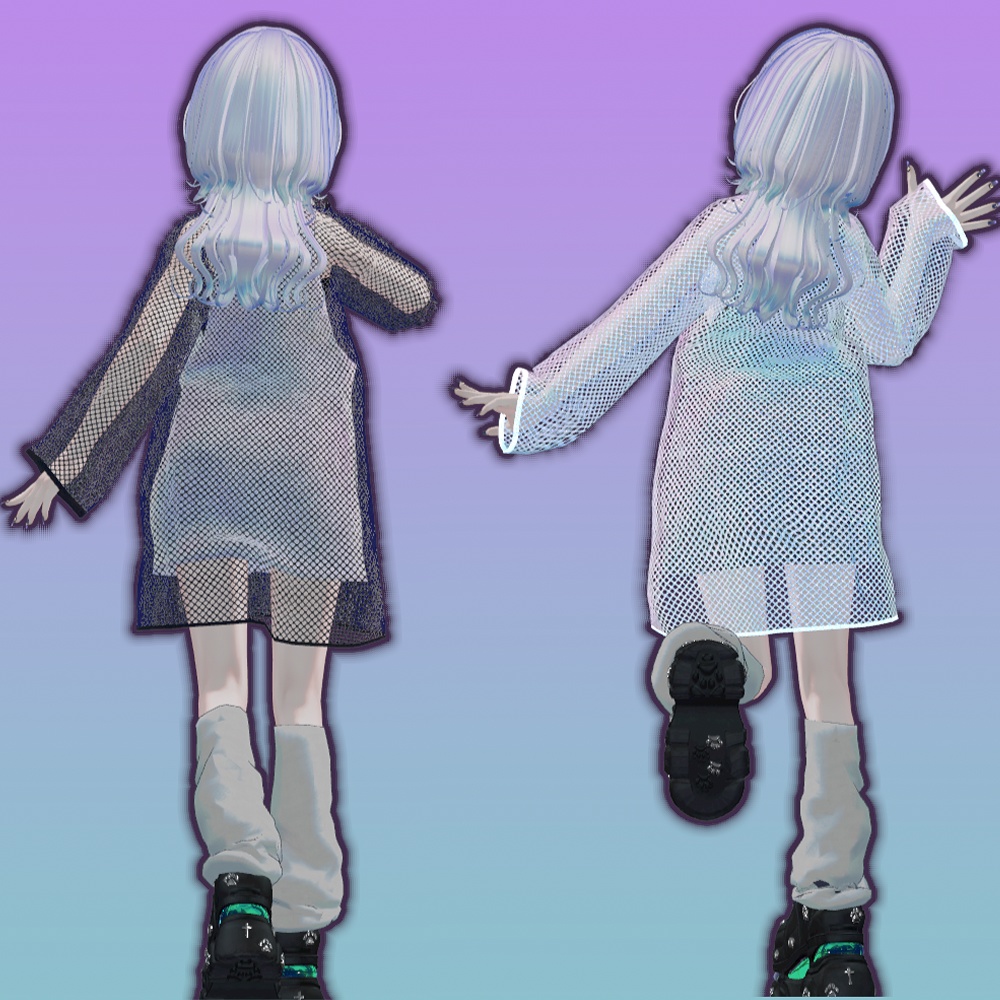 【マリシア対応】あみあみメッシュワンピース