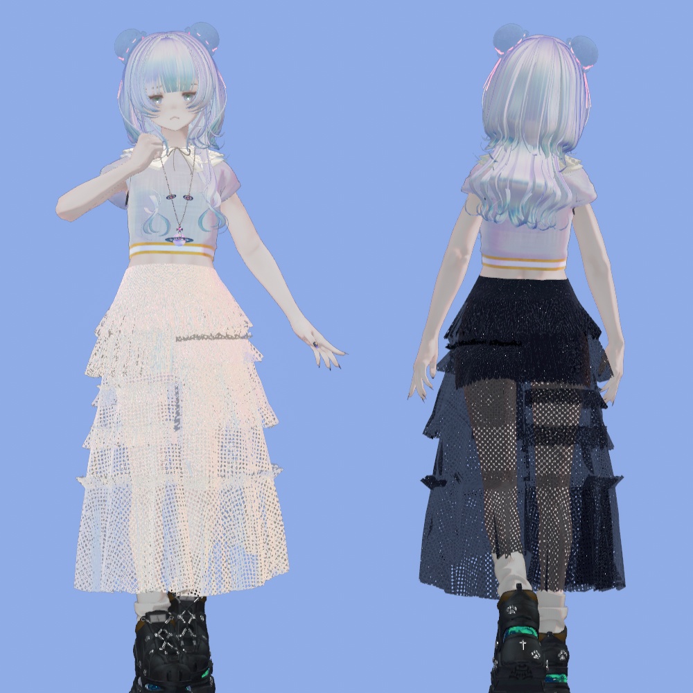 【マリシア対応】レースフリルスカート