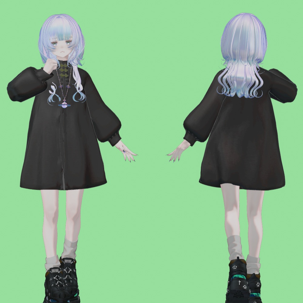 【マリシア対応】シャツワンピース