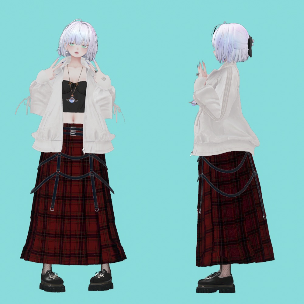 【shinra森羅】ロングプリーツスカート