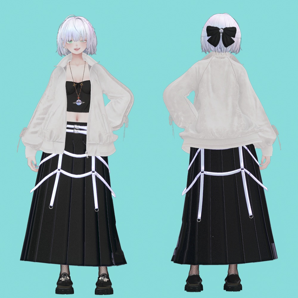 【shinra森羅】ロングプリーツスカート