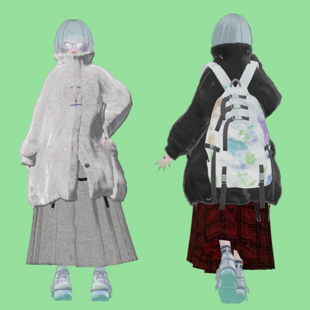 【shinra森羅】ロングプリーツスカート