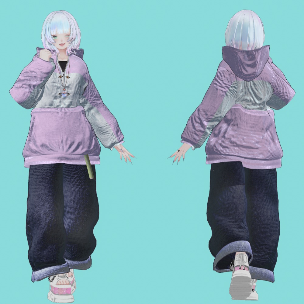 【shinra森羅】オーバーサイズナイロンパーカーセットアップ