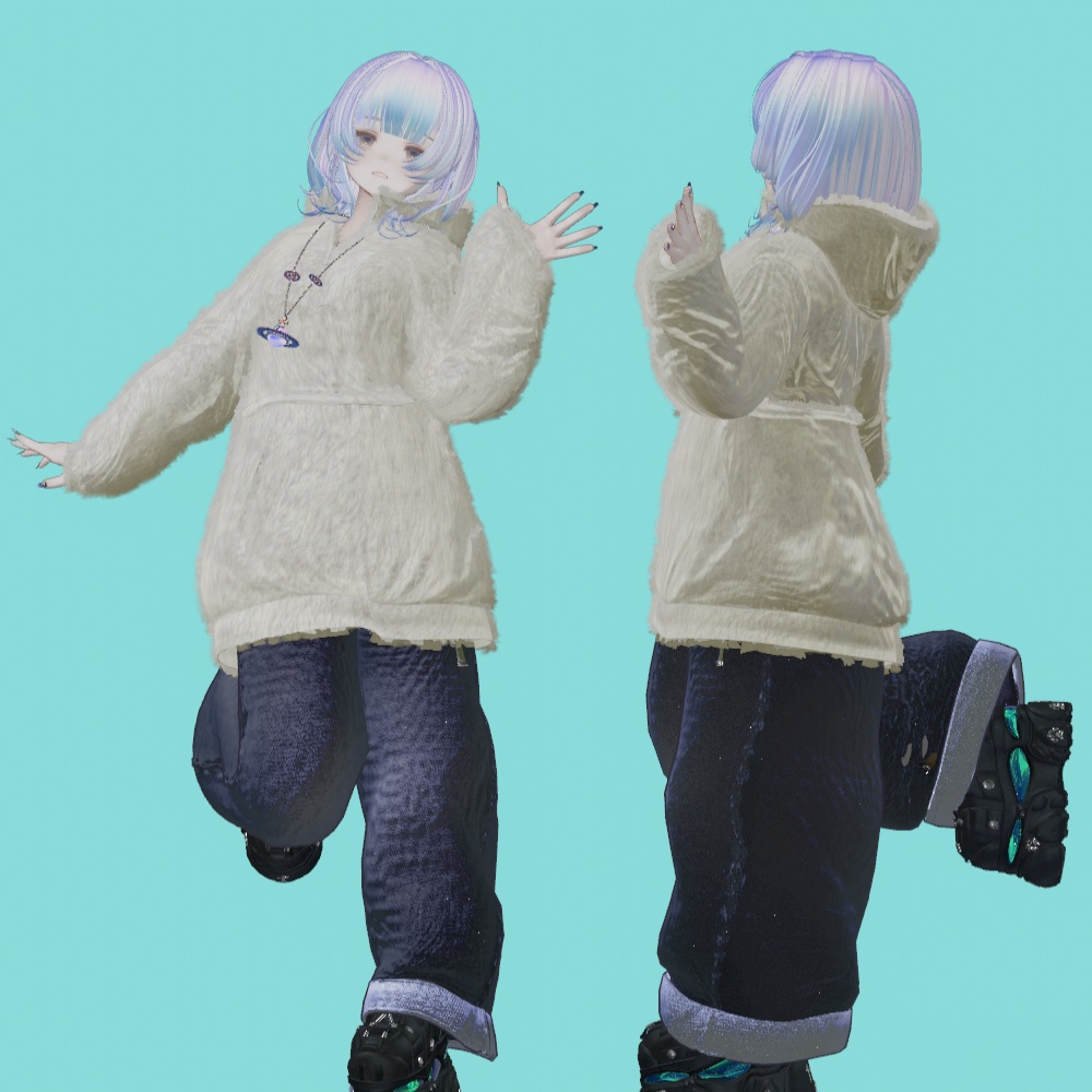 【マリシア】オーバーサイズナイロンパーカーセットアップ