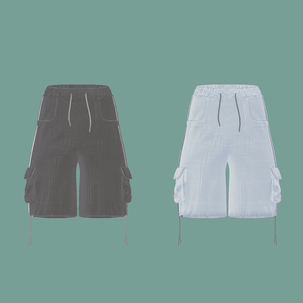 【マリシア】ワイドハーフパンツ