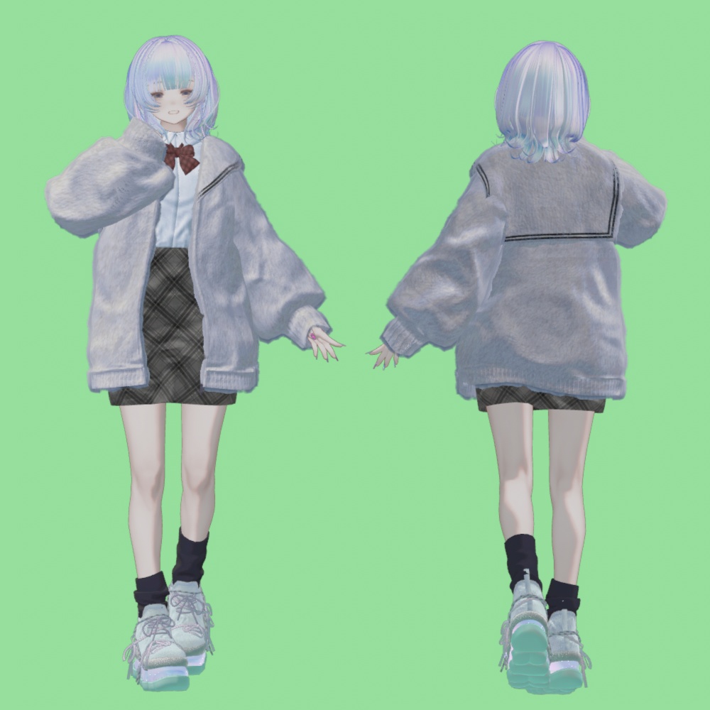 【マリシア対応】Sailor Collar Parka