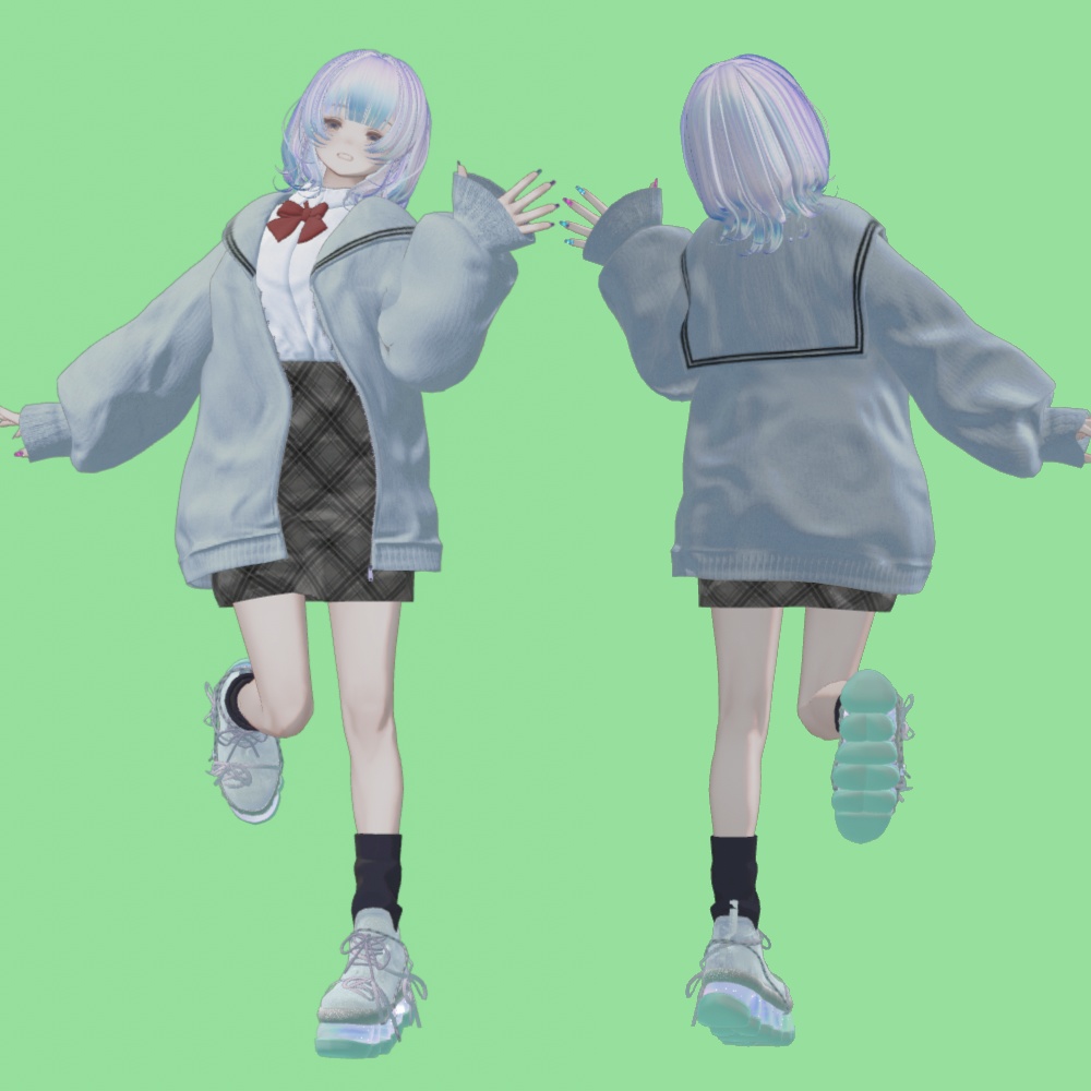 【マリシア対応】Sailor Collar Parka