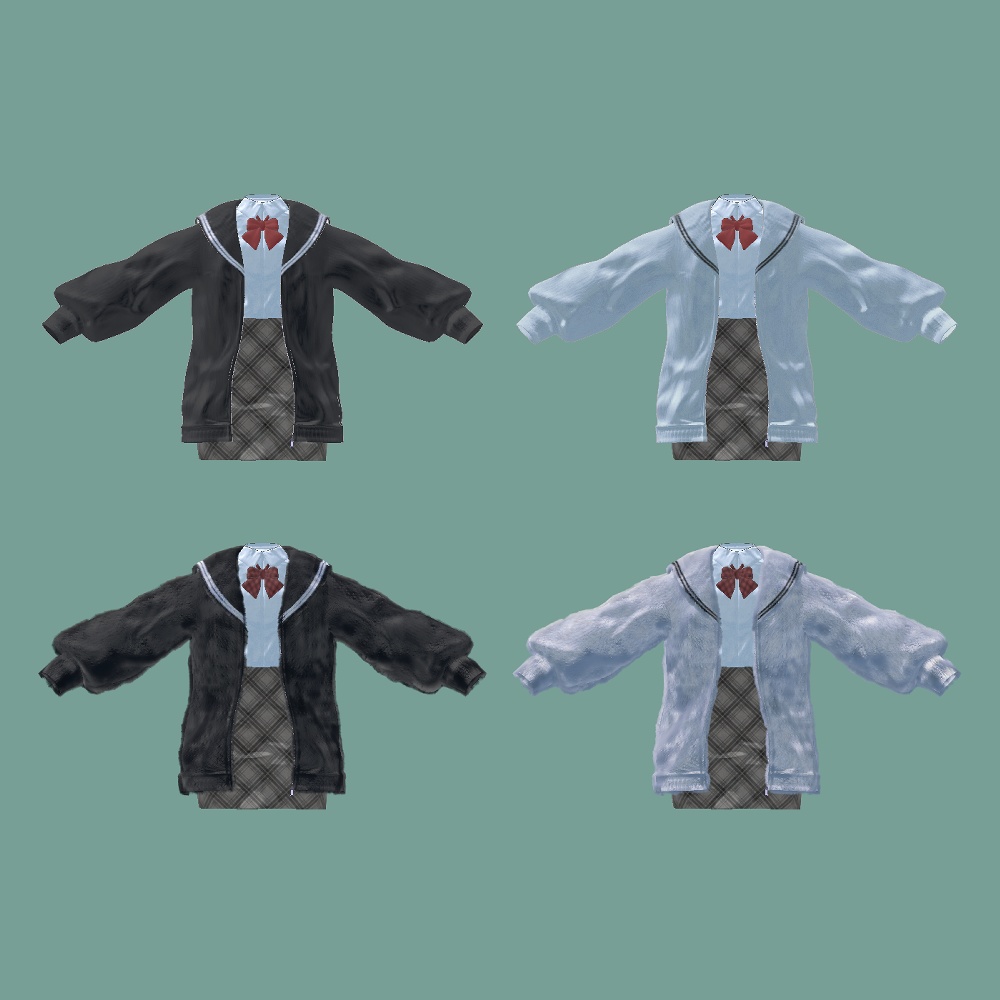 【マリシア対応】Sailor Collar Parka