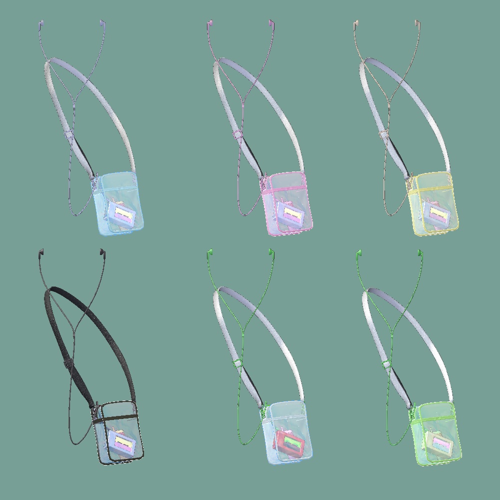 '90s Clear Pouch & Cassette Player