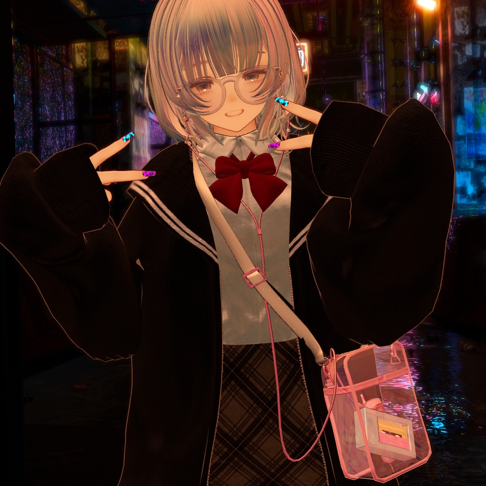 '90s Clear Pouch & Cassette Player