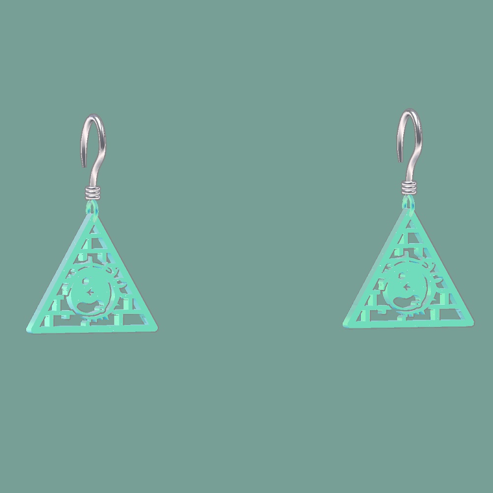 【1DAY FREE】ぱちくりいるみなてぃネックレス&ピアス