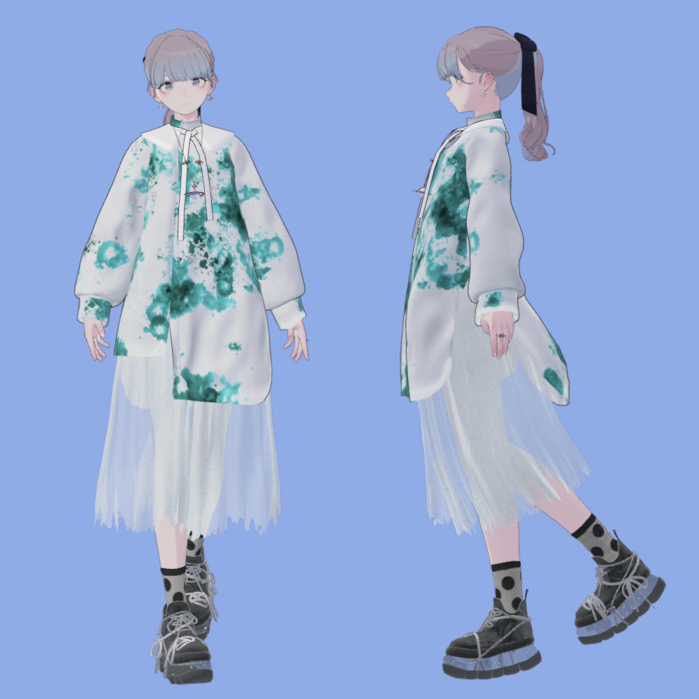 【Lapwing】Asymmetry shirt dress