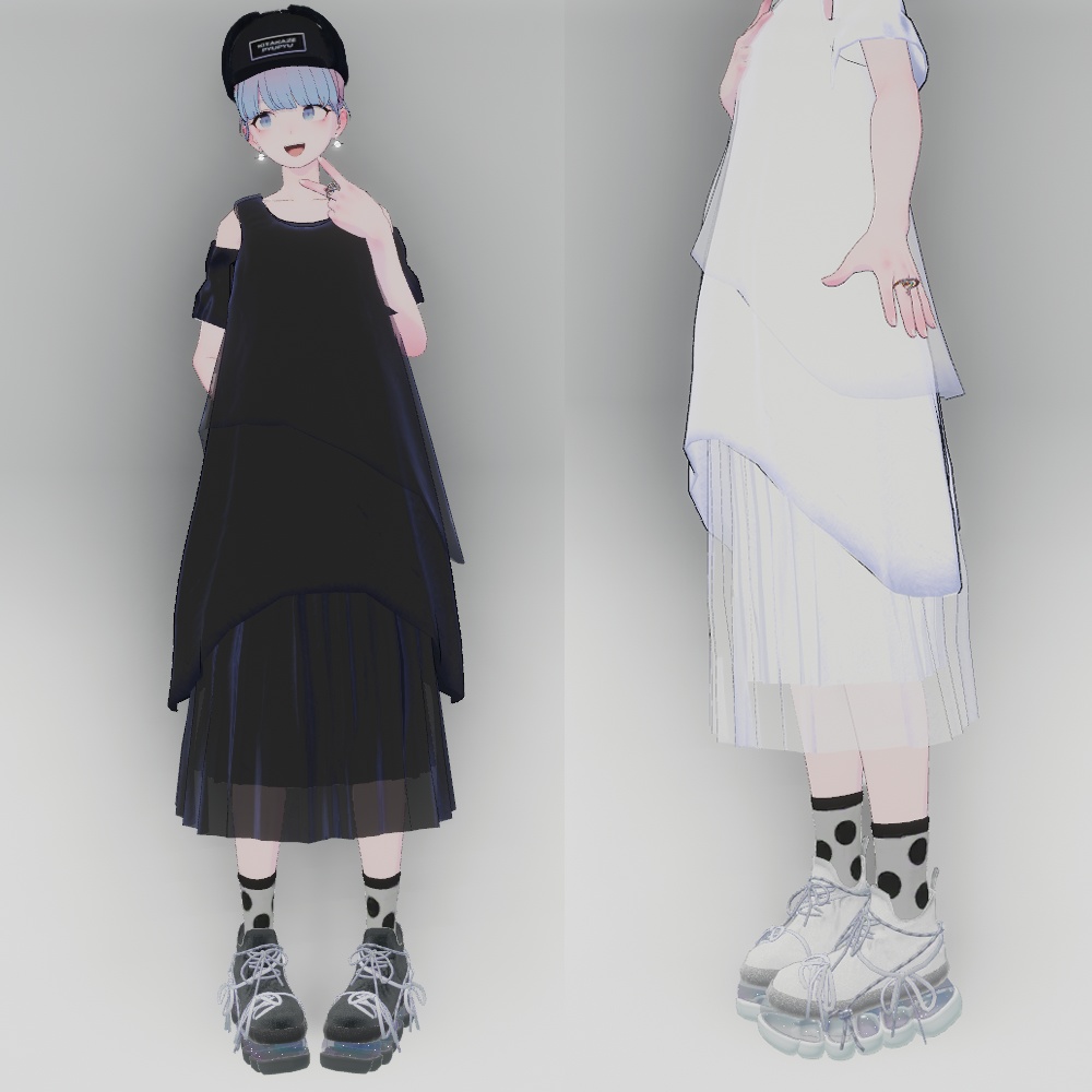 【Lapwing】drape onepiece dress