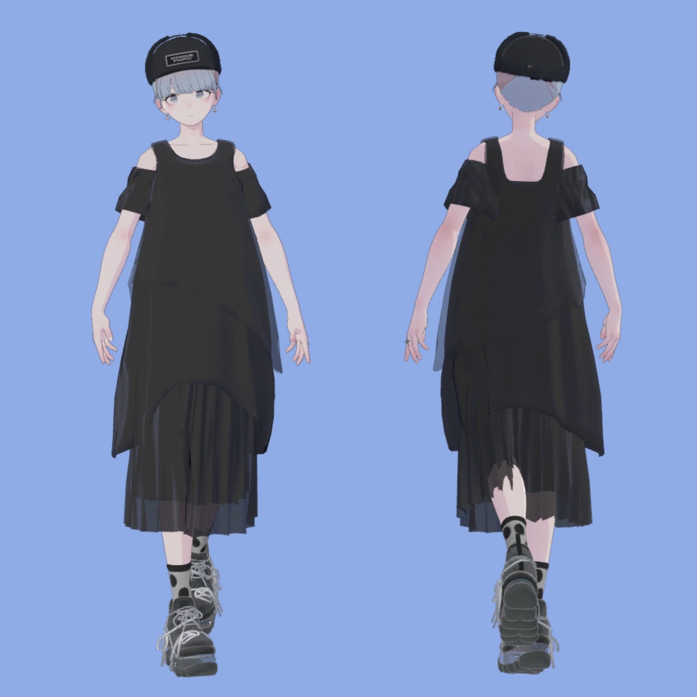 【Lapwing】drape onepiece dress