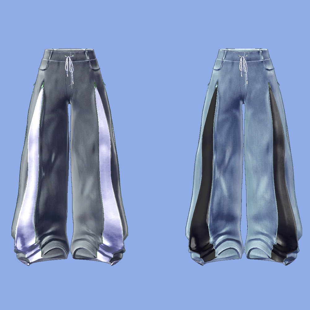 【1DAY FREE】remake jersey pants【Lapwing】
